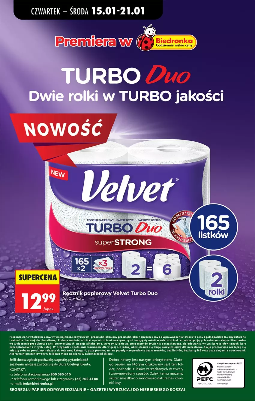 Gazetka promocyjna Biedronka - Gazetka - ważna 15.01 do 22.01.2026 - strona 73 - produkty: Gra, JBL, Kosz, Napoje, Papier, Ręcznik, Telefon, Velvet