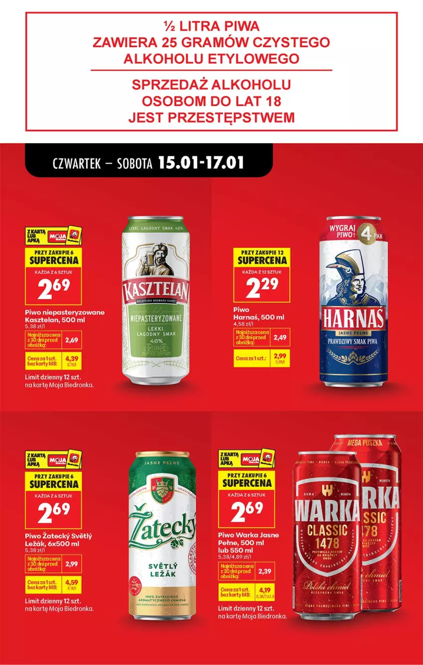 Gazetka promocyjna Biedronka - Gazetka - ważna 15.01 do 22.01.2026 - strona 9 - produkty: Tera