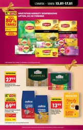Gazetka promocyjna Biedronka - Gazetka - Gazetka - ważna od 22.01 do 22.01.2026 - strona 15 - produkty: Tchibo, Kawa ziarnista, Kawa mielona, Kawa, Lavazza, Herbata, LG, Fa