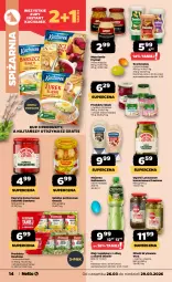 Gazetka promocyjna Netto - Od Czwartku - Gazetka - ważna od 29.03 do 29.03.2026 - strona 14 - produkty: Chrzan, Majonez, Sałatka, Dawtona, Prymat, Sos, Ser, Mus, Gra, Kucharek, Sałatka patisonowa, Oliwki, Papryka, Sałat, Olej rzepakowy, Olej, Groszek, Kukurydza, Musztarda, Hellmann’s