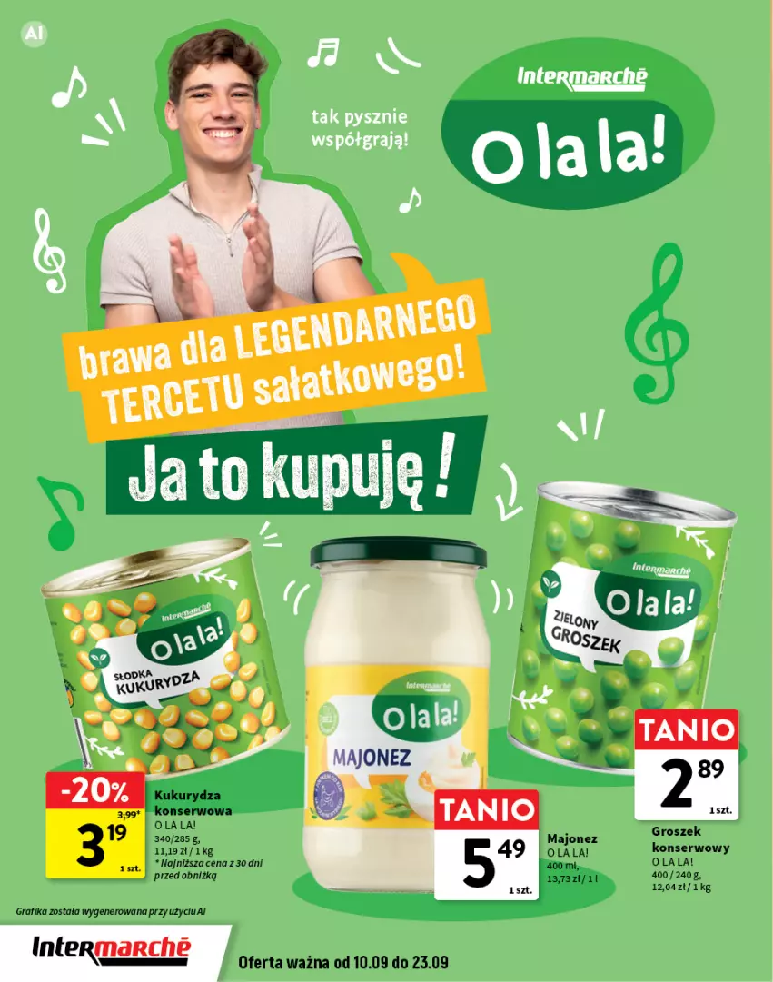 Gazetka promocyjna Intermarche - Katalog O la la - ważna 10.09 do 23.09.2026 - strona 10 - produkty: Gra, Grafika, Groszek, Majonez, Ser