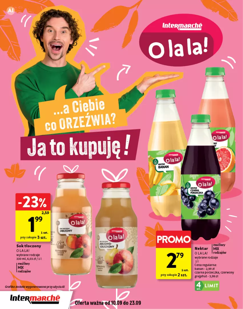 Gazetka promocyjna Intermarche - Katalog O la la - ważna 10.09 do 23.09.2026 - strona 14 - produkty: Gra, Grafika, Grejpfrut, Por, Sok