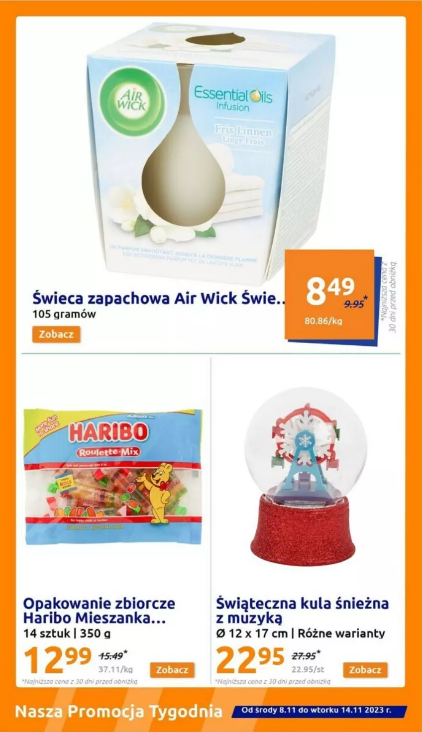 Gazetka promocyjna Action - ważna 08.11 do 14.11.2023 - strona 11 - produkty: Air Wick, Gra, Haribo, Kula śnieżna