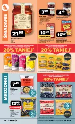 Gazetka promocyjna Netto - Od Czwartku - Gazetka - ważna od 11.04 do 11.04.2026 - strona 12 - produkty: Pierogi, Corn flakes, Dżem, Melvit, Płatki owsiane, Miód, Danio, Owoce, Frytki, Nestlé, Bakalland