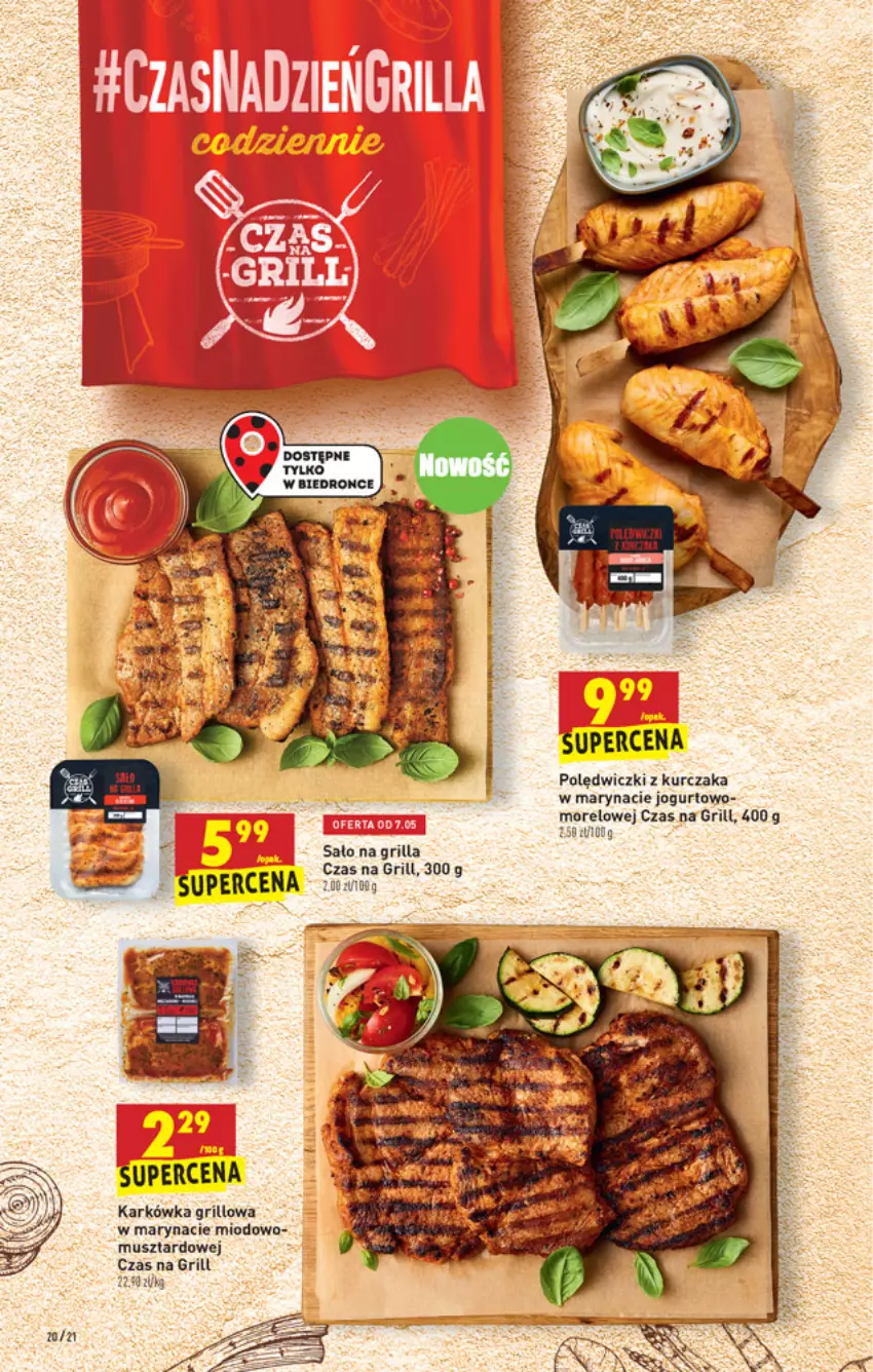 Gazetka promocyjna Biedronka - W tym tygodniu PN - ważna 06.05 do 12.05.2021 - strona 20 - produkty: Grill, Jogurt, Kurczak, LG, Mus