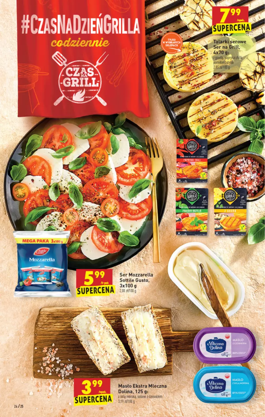 Gazetka promocyjna Biedronka - W tym tygodniu PN - ważna 06.05 do 12.05.2021 - strona 24 - produkty: Fa, Grill, Masło, Mozzarella, Ser