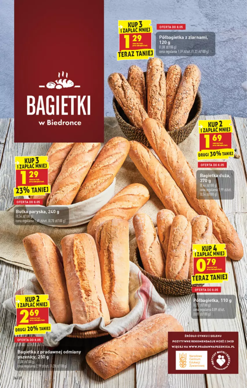 Gazetka promocyjna Biedronka - W tym tygodniu PN - ważna 06.05 do 12.05.2021 - strona 26 - produkty: Bagietka, Tera