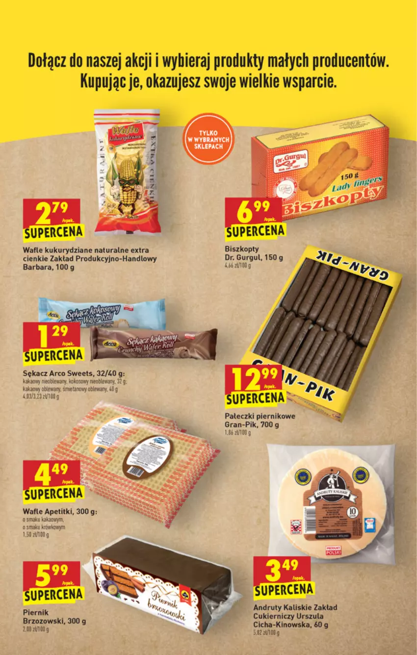 Gazetka promocyjna Biedronka - W tym tygodniu PN - ważna 06.05 do 12.05.2021 - strona 33 - produkty: Biszkopty, Cukier, Gra, Kokos, LG, O nas, Sękacz, Wafle