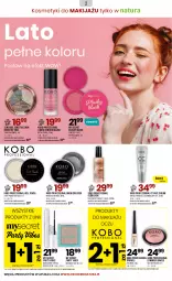 Gazetka promocyjna Drogerie Natura - Gazetka Drogerie Natura - Gazetka - ważna od 03.08 do 03.08.2025 - strona 2 - produkty: Makijaż, Top, Produkty do makijażu, Róż do policzków, Cień, KOBO, Rozświetlacz, Puder, Fa
