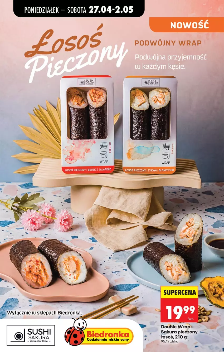 Gazetka promocyjna Biedronka - Od Poniedziałku - ważna 27.04 do 02.05.2026 - strona 16 - produkty: Piec, Sushi