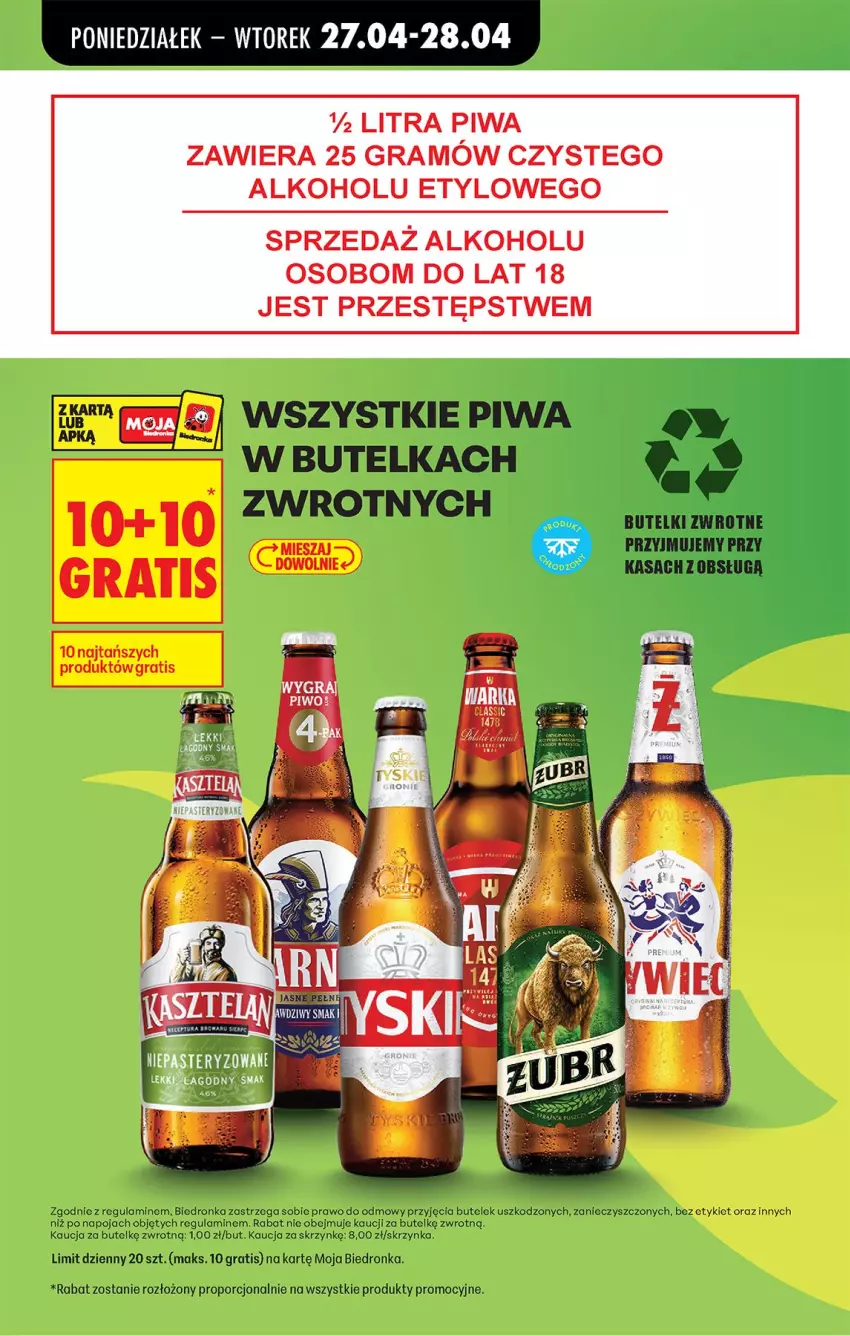Gazetka promocyjna Biedronka - Od Poniedziałku - ważna 27.04 do 02.05.2026 - strona 22 - produkty: Gra, Piwa, Por
