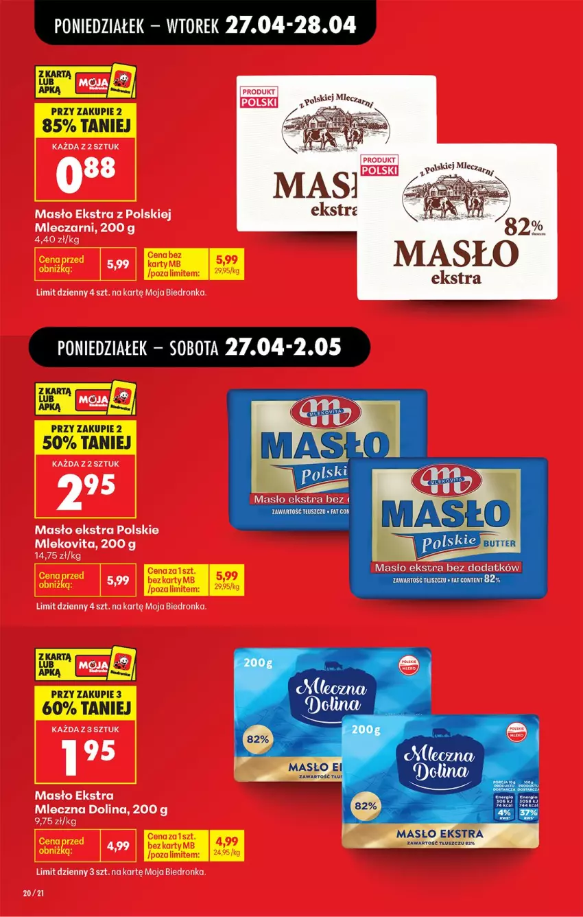 Gazetka promocyjna Biedronka - Od Poniedziałku - ważna 27.04 do 02.05.2026 - strona 29 - produkty: Fa, Masło, Mleko, Mlekovita