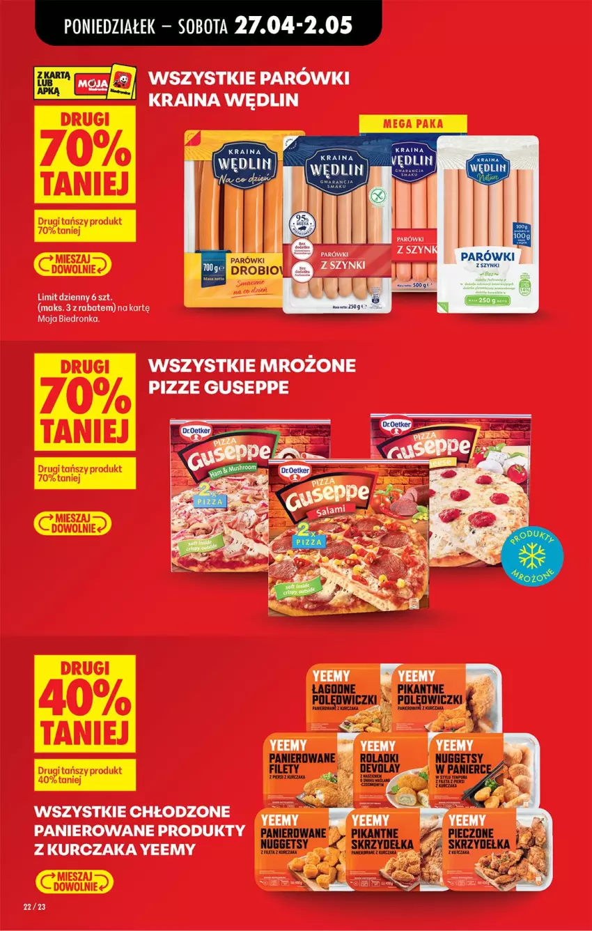 Gazetka promocyjna Biedronka - Od Poniedziałku - ważna 27.04 do 02.05.2026 - strona 31 - produkty: Kurczak, Parówki, Pur