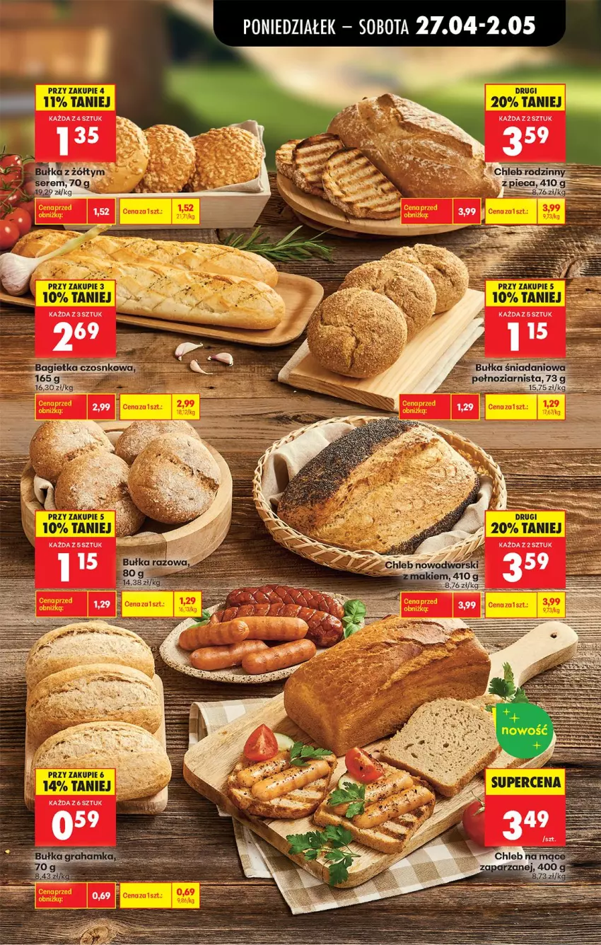 Gazetka promocyjna Biedronka - Od Poniedziałku - ważna 27.04 do 02.05.2026 - strona 48 - produkty: Chleb