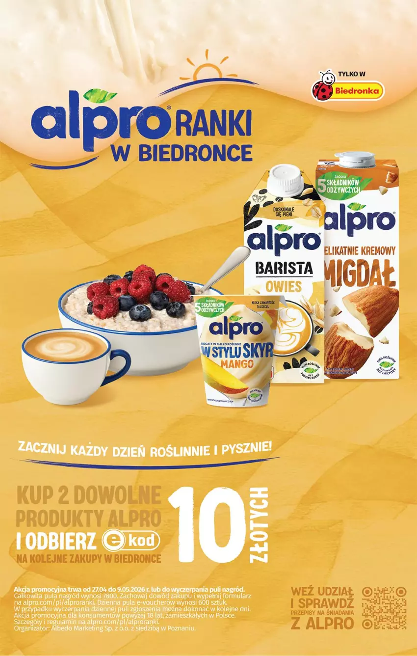 Gazetka promocyjna Biedronka - Od Poniedziałku - ważna 27.04 do 02.05.2026 - strona 74 - produkty: Alpro, Olej
