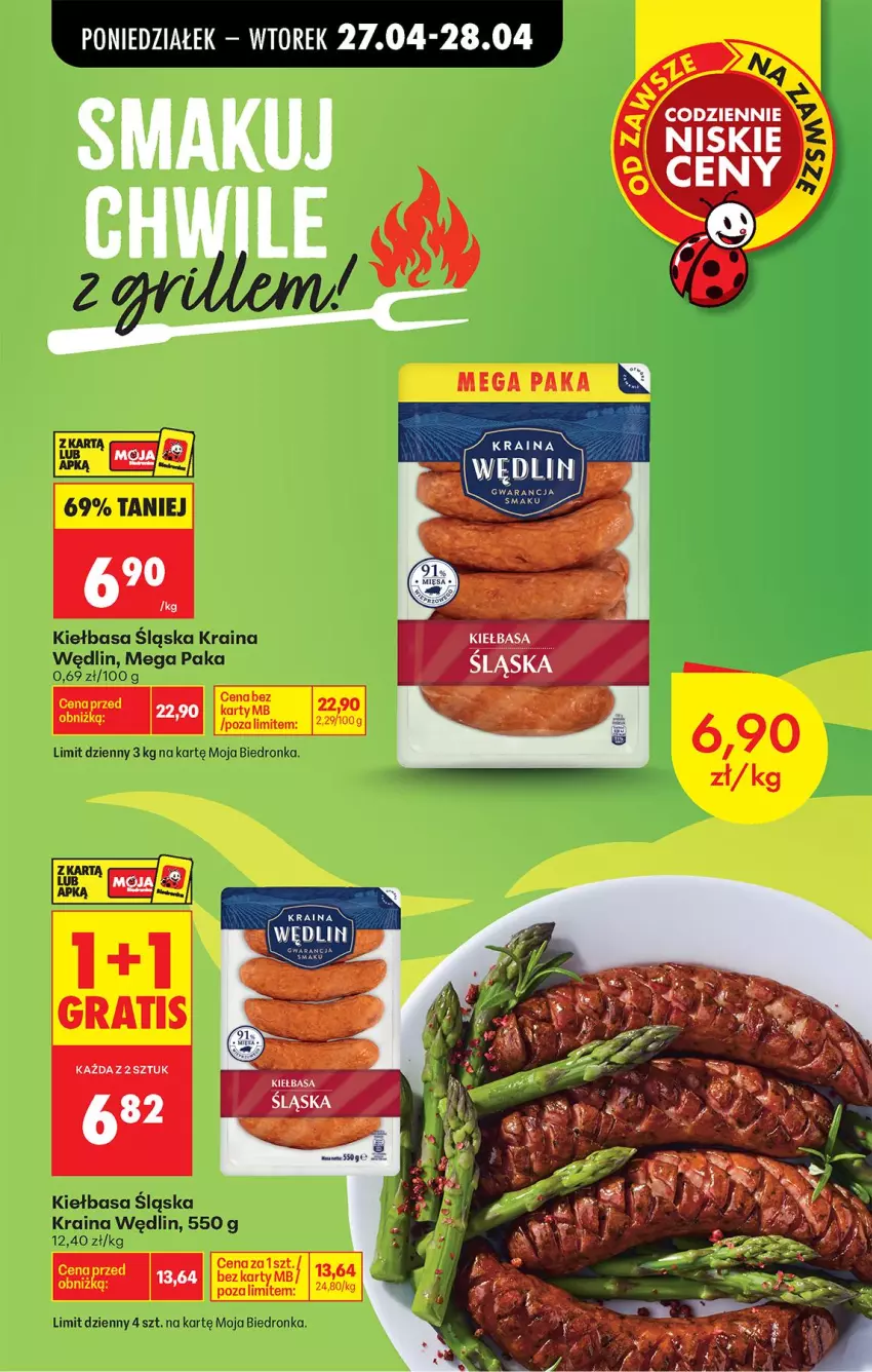 Gazetka promocyjna Biedronka - Od Poniedziałku - ważna 27.04 do 02.05.2026 - strona 8 - produkty: Fa, Kiełbasa, LG, Mola