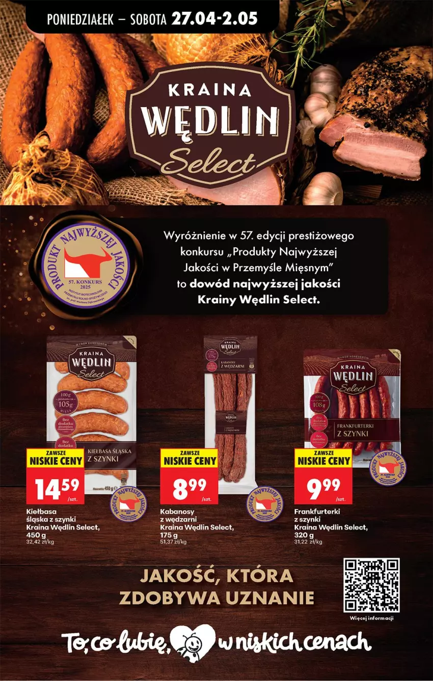 Gazetka promocyjna Biedronka - Od Poniedziałku - ważna 27.04 do 02.05.2026 - strona 83 - produkty: Fa, Frankfurterki, Kabanos, Kiełbasa, Kiełbasa śląska, Por