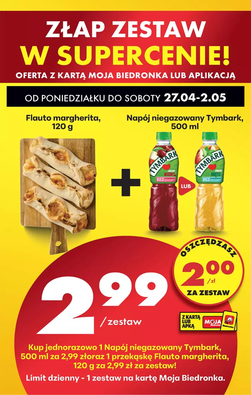 Gazetka promocyjna Biedronka - Od Poniedziałku - ważna 27.04 do 02.05.2026 - strona 89 - produkty: Napój, Napój niegazowany, Tymbark