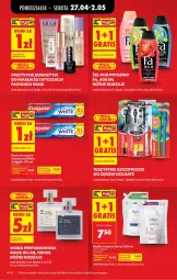 Gazetka promocyjna Biedronka - Od Poniedziałku - Gazetka - ważna od 02.05 do 02.05.2026 - strona 35 - produkty: Woda perfumowana, Makijaż, Mydło w płynie, Por, Gra, Perfum, Pasta do zębów, Dove, Mydło, Colgate, Woda, Niuqi, LG, Fa
