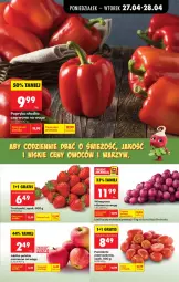 Gazetka promocyjna Biedronka - Od Poniedziałku - Gazetka - ważna od 02.05 do 02.05.2026 - strona 40 - produkty: Papryka słodka, Papryka, Truskawki, Pomidorki, Wino, Fa