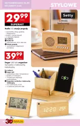 Gazetka promocyjna Biedronka - Okazje Tygodnia - Gazetka - ważna od 08.03 do 08.03.2025 - strona 14 - produkty: Top, Przewód, Budzik, Organizer, Biurko, Zegar, LG