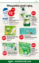 Gazetka promocyjna Żabka - Gazetka - ważna od 06.06 do 06.06.2023 - strona 61 - produkty: Mydło w płynie, Naturell, Rum, Palmolive, Pampers, Papier, Papier toaletowy, Velvet, Mleczko, Chusteczki, Szampon, Podpaski, Mydło, Naturella