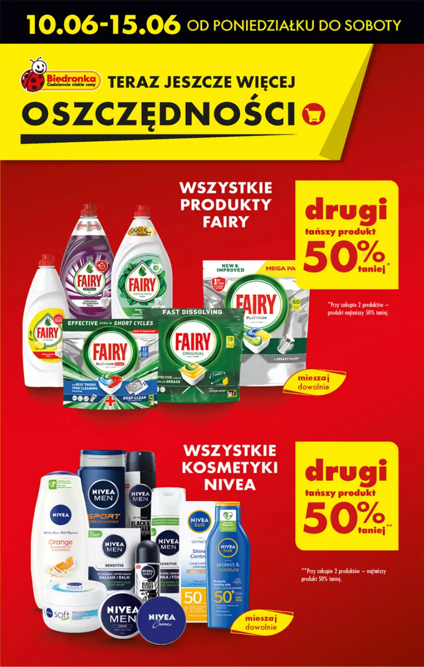 Gazetka promocyjna Biedronka - Od poniedzialku - ważna 10.06 do 15.06.2024 - strona 13 - produkty: Fa, Fairy, Nivea, Tera