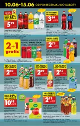 Gazetka promocyjna Biedronka - Od poniedzialku - Gazetka - ważna od 15.06 do 15.06.2024 - strona 45 - produkty: Sok, Mus, Gin, Gra, Ice tea, Coca-Cola, Napoje, Tran, Oranżada, Winogrona, Napój gazowany, Fanta, Wino, Sprite, Mango, Napój, Mięta, Fa