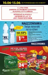 Gazetka promocyjna Biedronka - Od poniedzialku - Gazetka - ważna od 15.06 do 15.06.2024 - strona 46 - produkty: Piwa, Nałęczowianka, Gra, BIC, Carlsberg, Crunchips, Woda