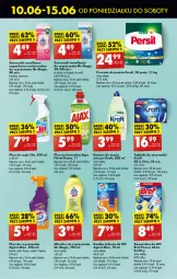 Gazetka promocyjna Biedronka - Od poniedzialku - Gazetka - ważna od 15.06 do 15.06.2024 - strona 59 - produkty: Do mycia naczyń, Ajax, Zawieszka do wc, Balsam do mycia naczyń, Bref, Tablet, Proszek do prania, Persil, Clin, Mleczko, Zmywarki, Płyn do szyb, Tabletki do zmywarki