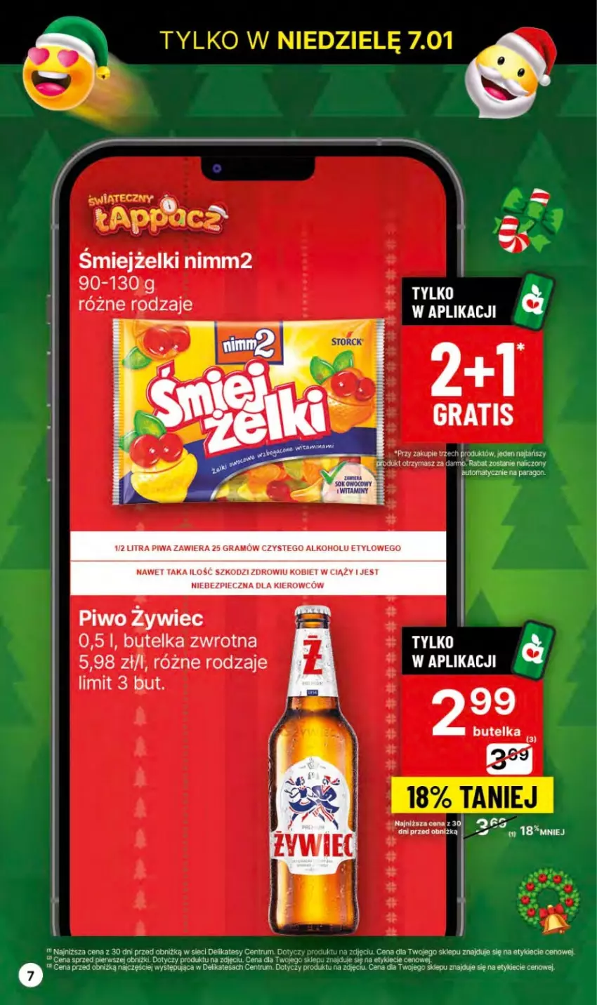 Gazetka promocyjna Delikatesy Centrum - NOWA GAZETKA Delikatesy Centrum od 4 stycznia! 4-10.01.2024 - ważna 04.01 do 10.01.2024 - strona 7 - produkty: Gra, HP, Nimm2, Piec, Piwa, Piwo, Rum