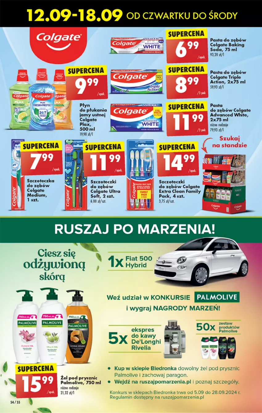 Gazetka promocyjna Biedronka - Od Czwartku - ważna 12.09 do 18.09.2024 - strona 60 - produkty: Colgate, Fa, Gra, LG, Palmolive, Szczoteczka