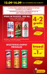 Gazetka promocyjna Biedronka - Od Czwartku - Gazetka - ważna od 18.09 do 18.09.2024 - strona 13 - produkty: Piwa, Gin, Gra, Kasztelan, Chipsy, Pringles