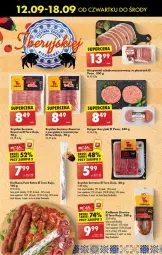Gazetka promocyjna Biedronka - Od Czwartku - Gazetka - ważna od 18.09 do 18.09.2024 - strona 38 - produkty: Ser, Szynka, Burger, Kiełbasa