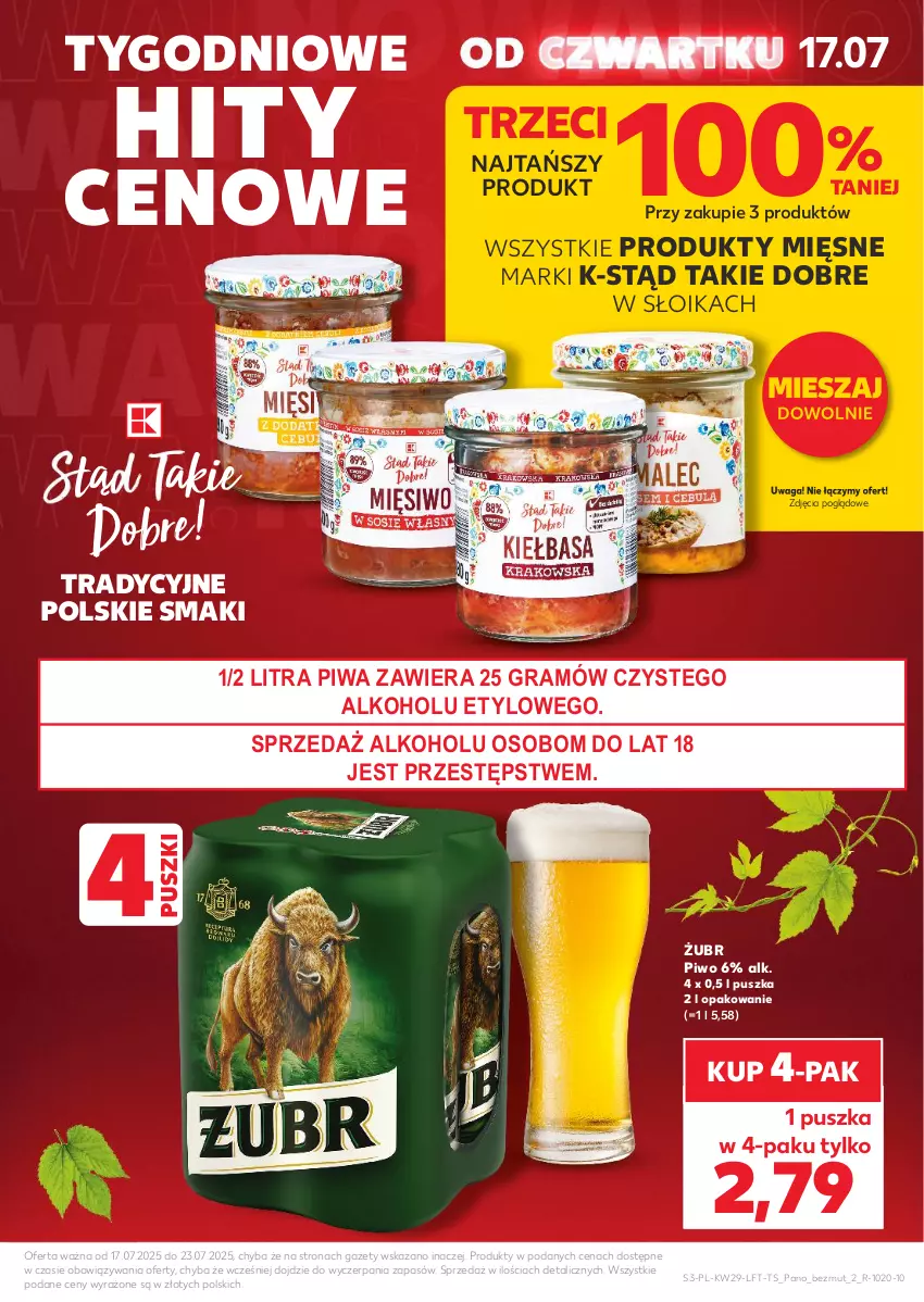 Gazetka promocyjna Kaufland - Gazetka tygodnia - ważna 17.07 do 23.07.2025 - strona 3 - produkty: Gra, Piwa, Piwo, Waga