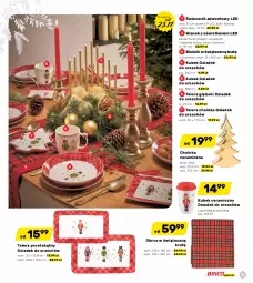 Gazetka promocyjna Bricomarche - Gazetka - Gazetka - ważna od 24.12 do 24.12.2021 - strona 13 - produkty: Choinka, Inka, Talerz, Bieżnik, Bateria, Kubek, Dziadek do orzechów, Obrus, Talerz głęboki