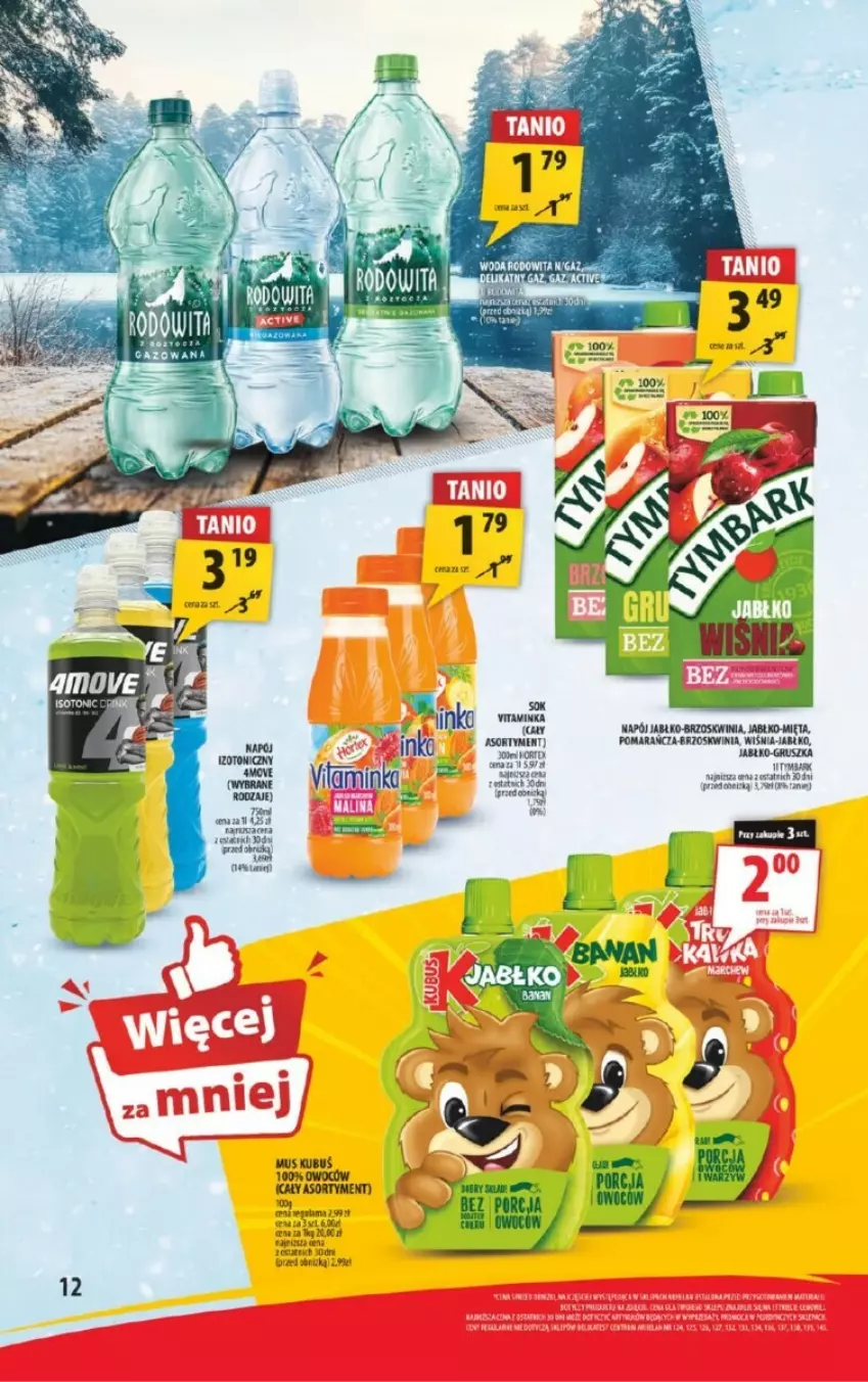 Gazetka promocyjna Arhelan - ważna 24.01 do 01.02.2025 - strona 4 - produkty: Fa, Gin, Kubuś, LG, Mięta, Mus, Napój, Tymbark