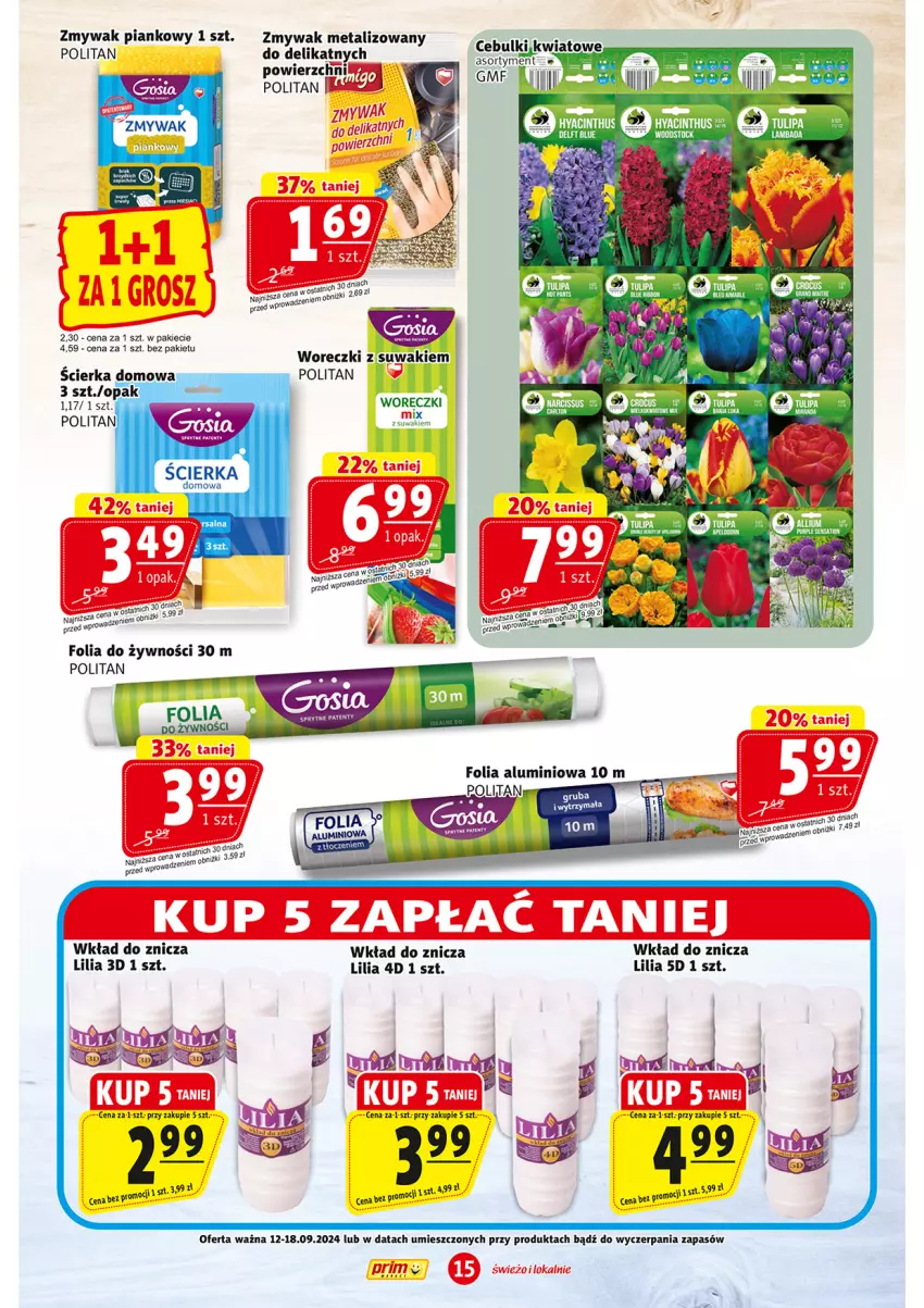 Gazetka promocyjna Prim Market - ważna 12.09 do 18.09.2024 - strona 15 - produkty: Znicz