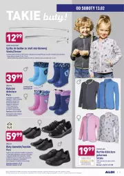 Gazetka promocyjna Aldi - Hity od Środy i Soboty - Gazetka - ważna od 13.02 do 13.02.2021 - strona 12 - produkty: Top, Por, Buty, Kurtka, Dzieci, Pocopiano, Kurtka dziecięca