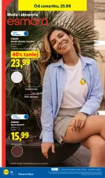 Gazetka promocyjna Lidl - Katalog ważny od 22.06 - Gazetka - ważna od 27.06 do 27.06.2026 - strona 32 - produkty: Gra, Szorty, Kosz, Koszula, Moda, Grafika