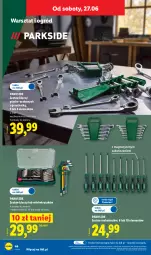 Gazetka promocyjna Lidl - Katalog ważny od 22.06 - Gazetka - ważna od 27.06 do 27.06.2026 - strona 50 - produkty: Parkside, Regał, Wkręt, Zestaw kluczy, Ogród