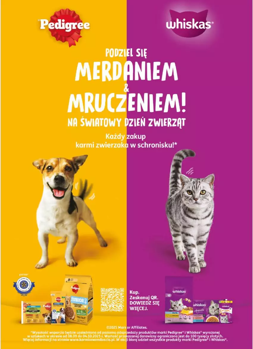 Gazetka promocyjna Intermarche - Pedigree i Whiskas - ważna 02.10 do 15.10.2025 - strona 1
