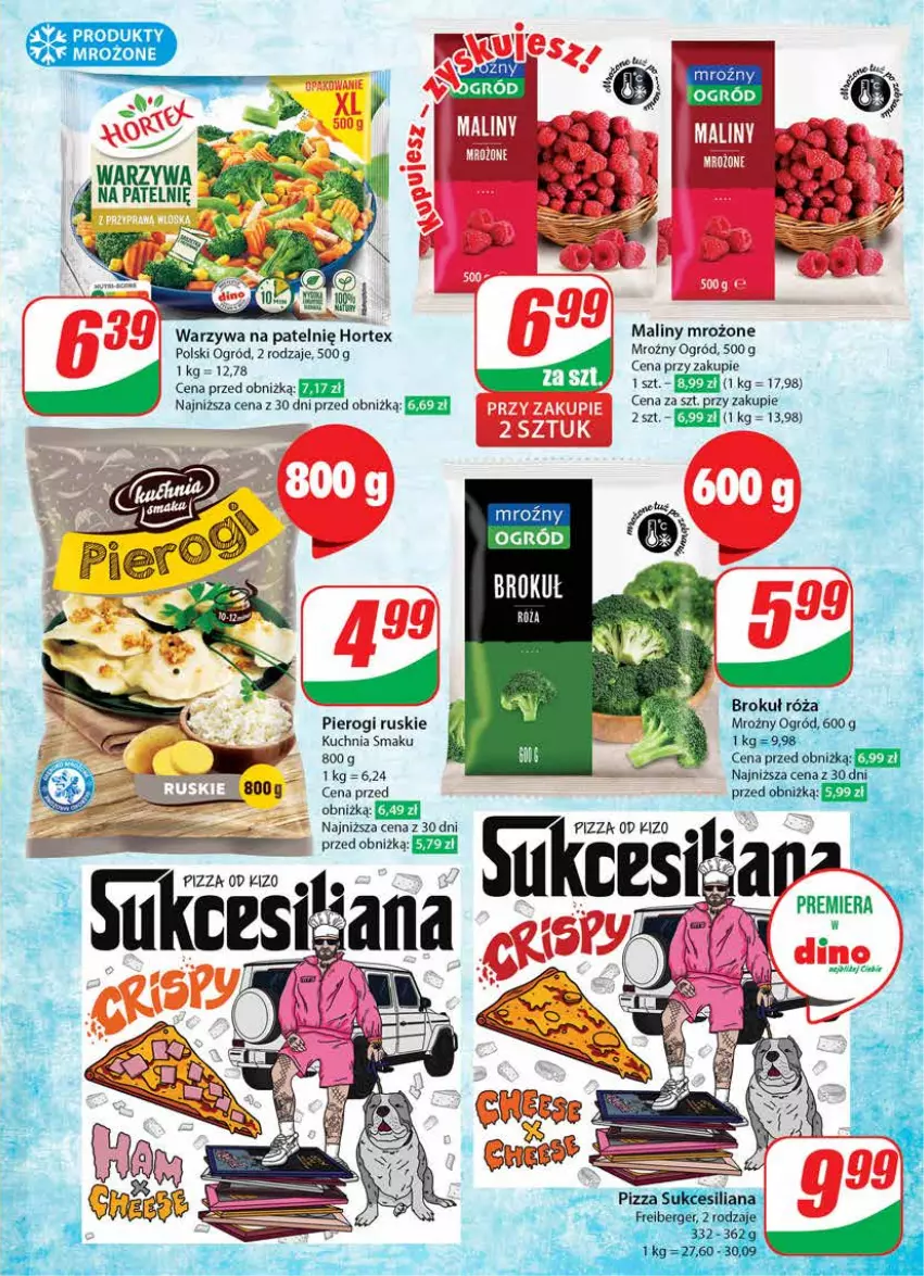 Gazetka promocyjna Dino - Gazetka 38 / 2024 - ważna 18.09 do 24.09.2024 - strona 27 - produkty: Hortex, Kuchnia, Maliny, Ogród, Pierogi, Pizza, Róża, Warzywa