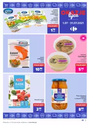 Gazetka promocyjna Carrefour - Gazetka Okazje lipca - Gazetka - ważna od 31.07 do 31.07.2021 - strona 3 - produkty: Sałatka, Hummus, Mus, Makrelą, Płaty śledziowe, SEKO, Sałatka warzywna, Sałat, Pstrąg, Surimi, Lisner
