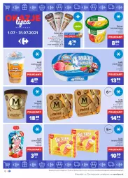 Gazetka promocyjna Carrefour - Gazetka Okazje lipca - Gazetka - ważna od 31.07 do 31.07.2021 - strona 6 - produkty: Kosz, Lody, Zielona Budka
