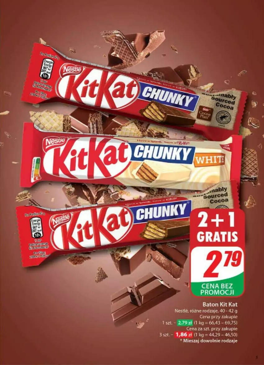 Gazetka promocyjna Dino - ważna 27.11 do 03.12.2024 - strona 45 - produkty: Baton, Kit Kat