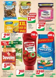 Gazetka promocyjna Dino - Gazetka - ważna od 03.12 do 03.12.2024 - strona 17 - produkty: Chrzan, Majonez, Ketchup, Prymat, Kucharek, Grzyby, Bulion, Lion, Rosół, Podravka, Pudliszki, Vegeta, Heinz