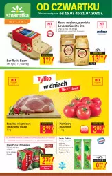 Gazetka promocyjna Stokrotka - Market - Gazetka - ważna od 21.07 do 21.07.2021 - strona 1 - produkty: Piwa, Piwo, Rycki Edam, Ser, Gra, Kaktus, Kawa mielona, Kawa, Lody, Perła, Edam, Lavazza, Pomidory