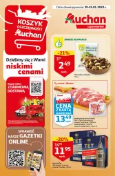 Gazetka promocyjna Auchan - Gazetka Koszyk Oszczędności Auchan Supermarket - Gazetka - ważna od 25.01 do 25.01.2023 - strona 1 - produkty: Mieszanka studencka, Kotlet, Herbata