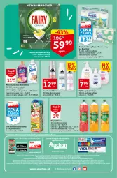 Gazetka promocyjna Auchan - Gazetka Koszyk Oszczędności Auchan Supermarket - Gazetka - ważna od 25.01 do 25.01.2023 - strona 8 - produkty: Mydło w płynie, Sok, Rum, Gin, Papier, Dezodorant, Adidas, Papier toaletowy, Silan, Płyn do płukania, Aloe vera, Hellena, Mydło, Napój, Luksja, Hortex, Fa